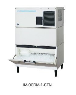 ★新品 全自動製氷機 ホシザキ IM-90DM-NA-STN 自然冷媒製氷機 90kg ストッカー+スリーブ 店舗 厨房 業務用 ●送料込拍卖