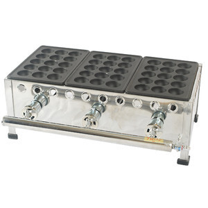 ★新品 たこ焼き 屋台 店舗 業務用たこ焼き器 38㎜15穴 3連 3口 3丁 153S イトキン ●メーカー直送拍卖