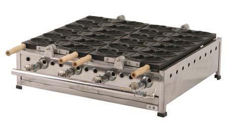 ★新品 屋台 店舗 THA3T たい焼き器 タイ焼き 大6匹 3連 鯛焼き たいやき タイヤキ 業務用 イトキン●送料込拍卖