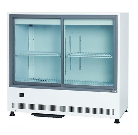 ★新品 サンデン MU-1211X 冷蔵ショーケース 引戸ガラス冷蔵庫 幅1200 ビールケース 店舗●送料込拍卖