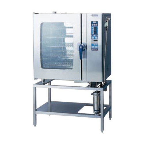 ★新品 ニチワ SCOS-1010RL-R インジェクション 電気スチームコンベクションオーブン ホテルパン1/1 横 10段 3相200V 標準架台 店舗用 送料拍卖