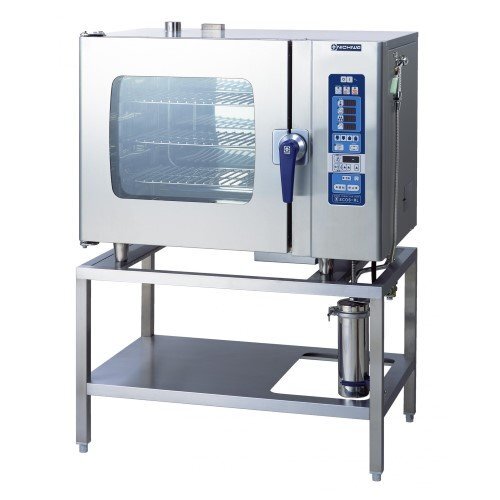 ★新品 ニチワ SCOS-610RL-R インジェクション 電気スチームコンベクションオーブン ホテルパン1/1 横 6段 3相200V 標準架台 店舗用 送料込拍卖