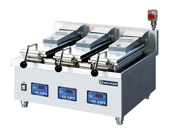 ★新品 ニチワ NGM-3.9AC 電気自動餃子焼器 3連式 業務用 店舗●送料込拍卖