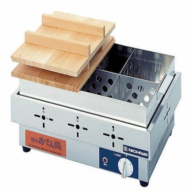 ★新品 ニチワ EOK-6 電気おでん鍋 業務用 店舗 おでん 関東炊き 6ツ切り●送料込拍卖