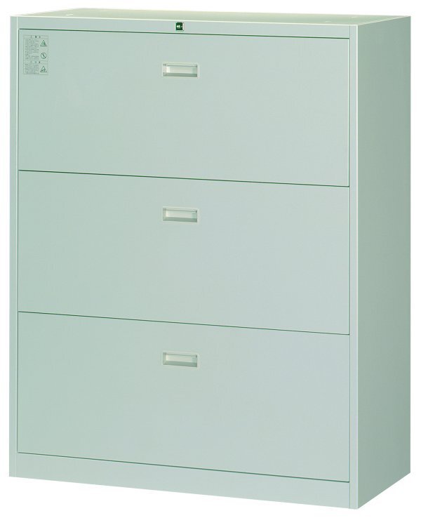 ★新品 スチール書庫 幅880x400x1110 ラテラルキャビネット 3段 ニューグレー 書類保管庫 ALPS アルプス FA40-G11 事務機器 オフィス●メ拍卖