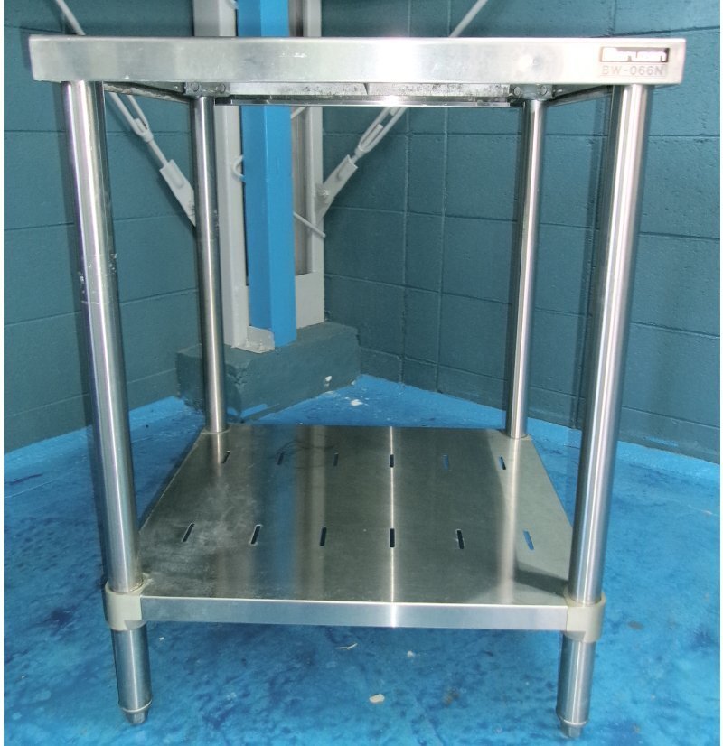 828 作業台 調理台 幅600x600 マルゼン BW-066N ステンレス台 厨房 業務用 店舗 中古 和歌山拍卖