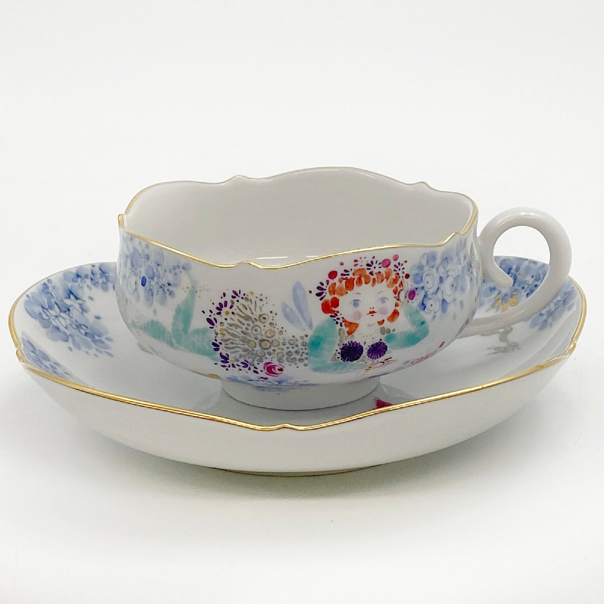 ①マイセン ミッドサマーナイトドリーム No.3 No.6 ティーカップ&ソーサー 真夏の夜の夢(680691)ハインツヴェルナー15-3558171拍卖