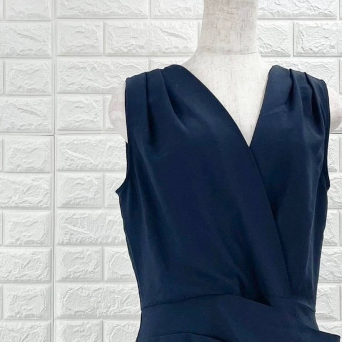 【A3482】ZARA BASIC ザラベーシック サロペット ミニドレス風 レディース ブラック ノースリーブ シンプル 無地 カジュアル Mサイズ拍卖