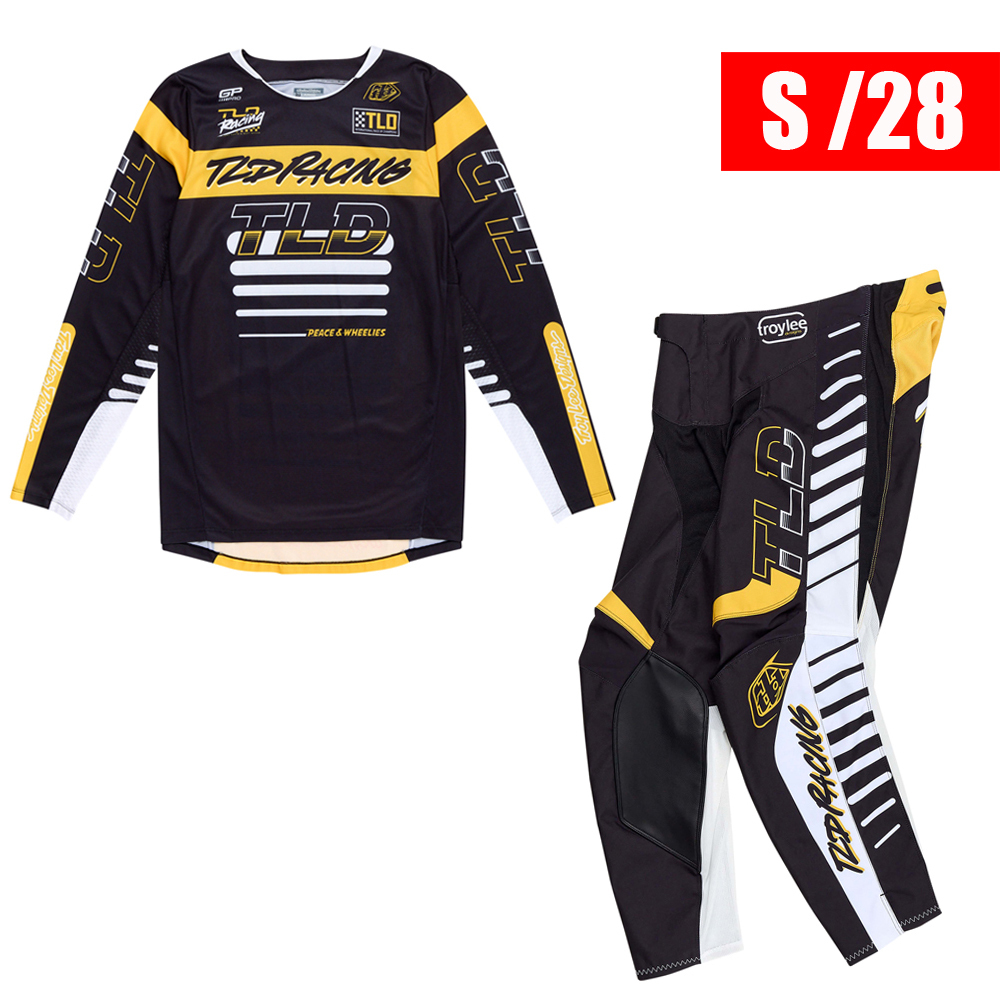 【送料サービス】'25SS TROYLEE GP PRO上下セット FIFTY-50 ブラックゴールド S/28サイズ拍卖