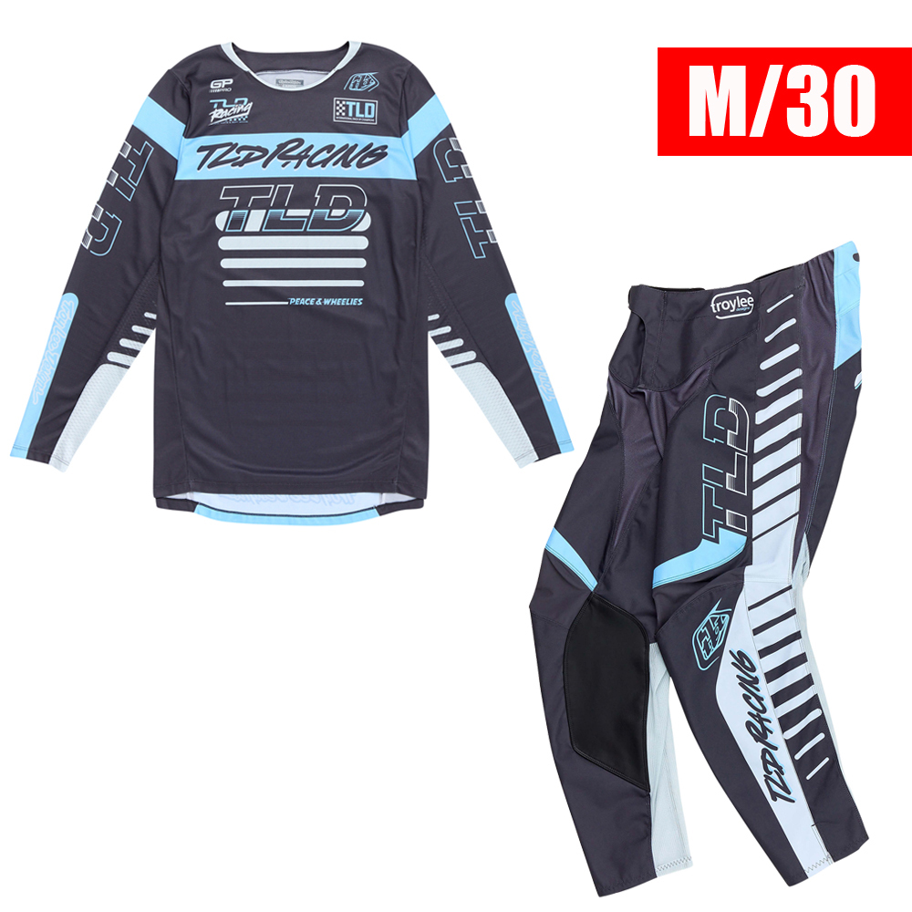 【送料サービス】'25SS TROYLEE GP PRO上下セット FIFTY-50 チャコールスモーク M/30サイズ拍卖