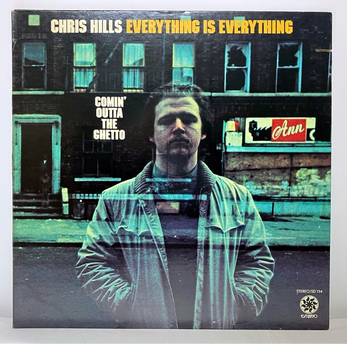 AP16503▲US盤 Chris Hills/Everything Is Everything/Comin' Outta The Ghetto LPレコード クリス・ヒルズ/ハービー・マン/レアグルーヴ拍卖