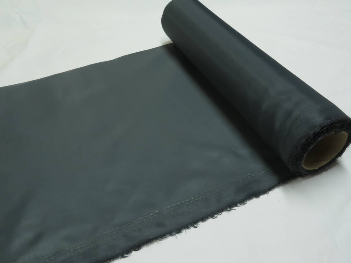 はぎれロール (TH-59) 無地 ナイロン タフタ 薄手 グレー 灰色 約30㎝幅×約22m 布 生地 内布 裏地 スタイ 安い アウター ハギレロール拍卖