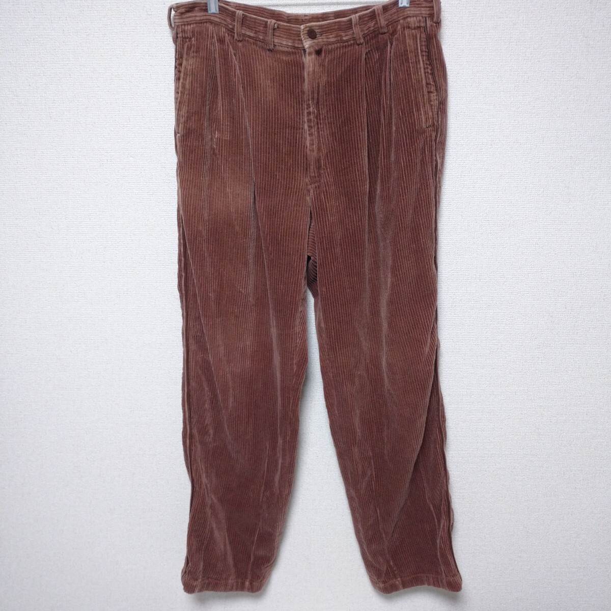 PAPAS パパス コーデュロイパンツ LL 太畝 2タック XL ㈱ピーピーケーケー拍卖