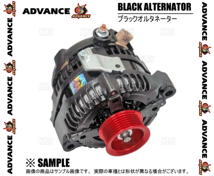 ADVANCE アドバンス ブラックオルタネーター カローラ レビン/スプリンター トレノ AE86/AE92 4A-GE (BA-AE86拍卖