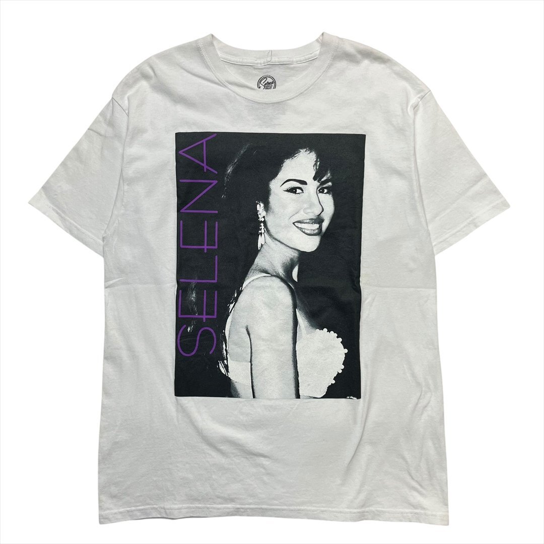 Selena セレーナ Tシャツ 半袖 ホワイト 古着 メンズ L T-shirt テハーノの女王 オフィシャル品 Vintage ヴィンテージ拍卖