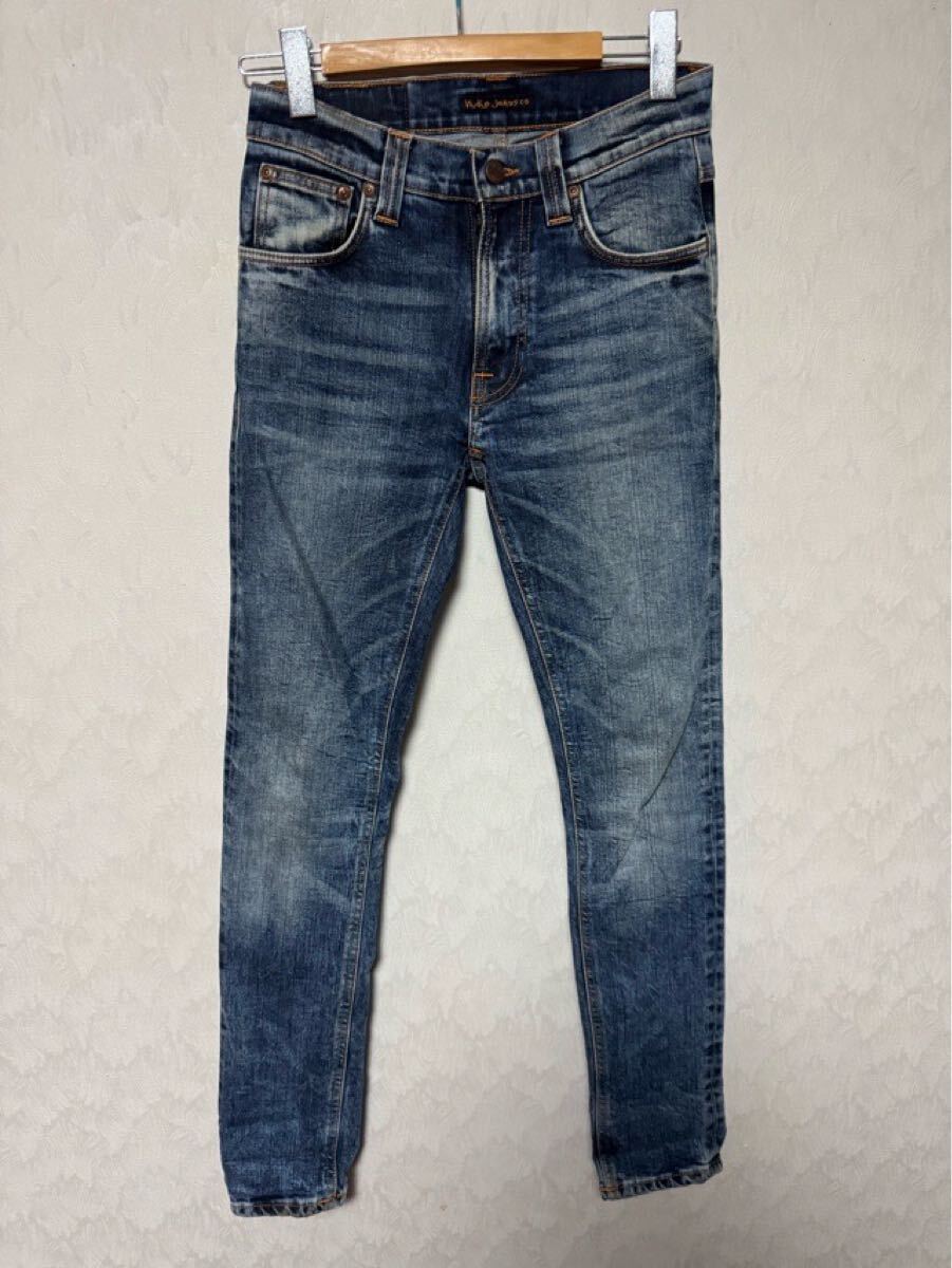 ヌーディージーンズ LEAN DEAN リーンディーン W28L32 DARK拍卖