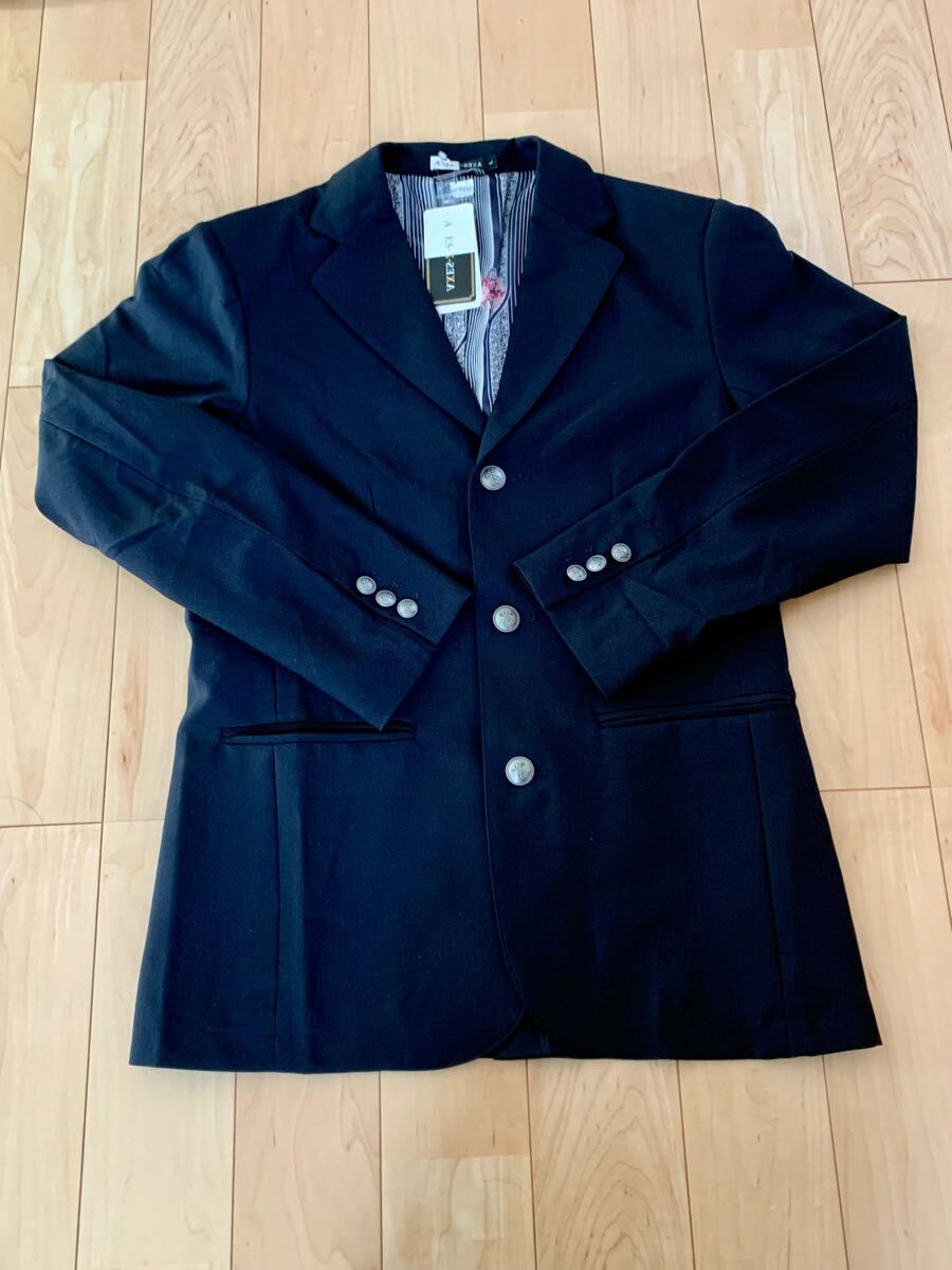 ★送料無料★タグ付き★アクシーズファム ジャケット アウター ネイビー 紺 サイズL ヴィクトリアンジャケット axes femme 定価14000拍卖