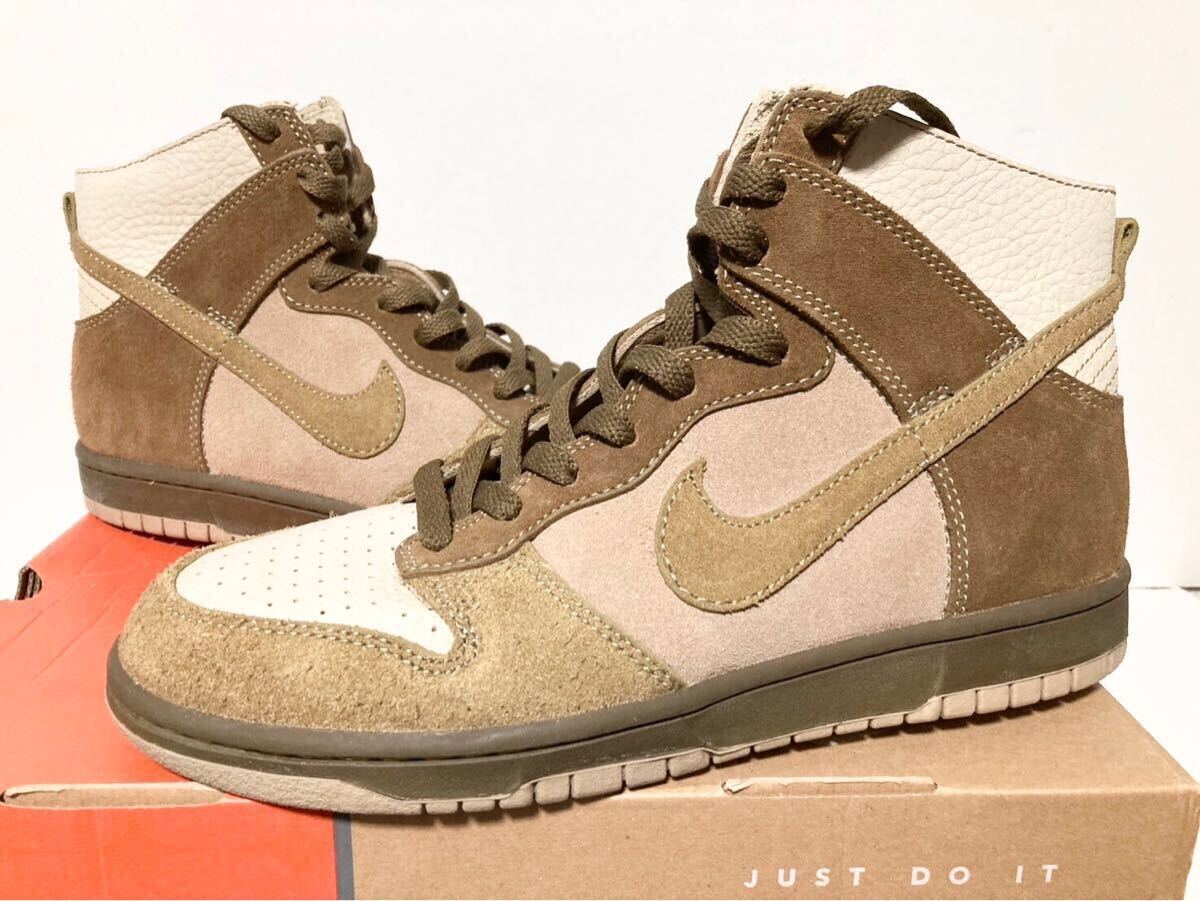 2005 国内新品 NIKE DUNK HIGH NL GREEN CURRY KHAKI BONE ナイキ ダンク ハイ グリーン カレー カーキ ボーン 26.5cm US8.5 311296-131 拍卖