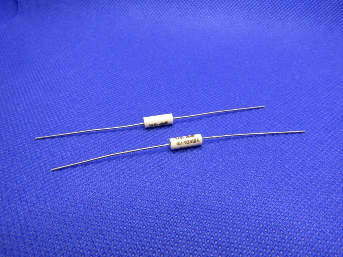 ★★★生産終了品 軍規格 ウェスタンエレクトリック Western Electric 8.25KΩ ±1% 0.25W(民生規格0.5W)セラミックMF抵抗 NOS 2本★★★拍卖