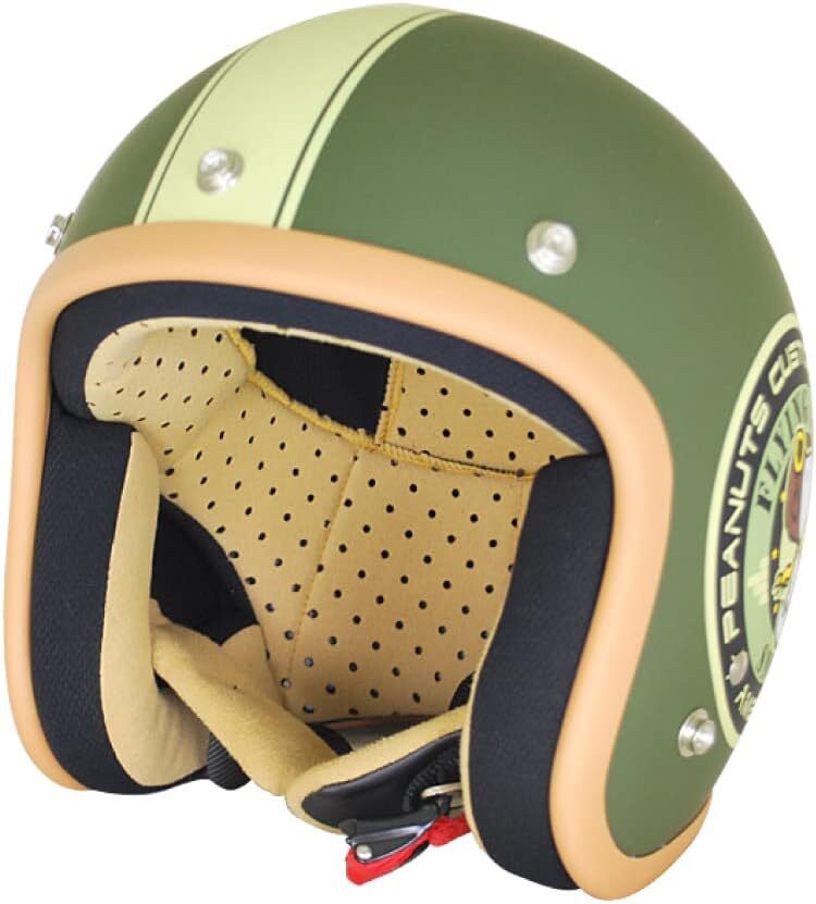 アークス SNJ-05 SNOOPY(スヌーピー) ジェットヘルメット (バイカー・マットグリーン) フリーサイズ(57~59cm)拍卖