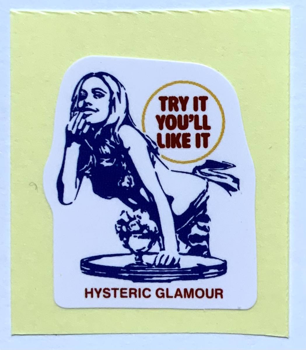 即決☆ヒスグラ☆新品☆シール☆ステッカー☆青☆スマホ☆携帯☆iPhone☆ヒステリックグラマー☆HYSTERIC GLAMOUR☆ヒステリックミニ拍卖