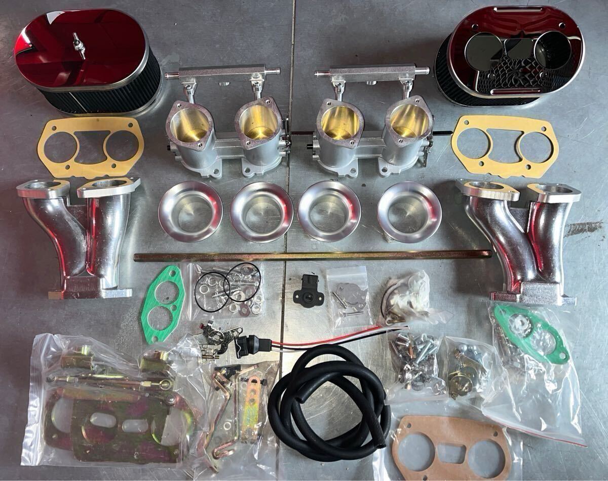 φ50mm インジェクション キット スロットル ボディ ファンネル リンケージ マニ 空冷 フォルクスワーゲン VW キャブ ウェーバー NO.4685拍卖