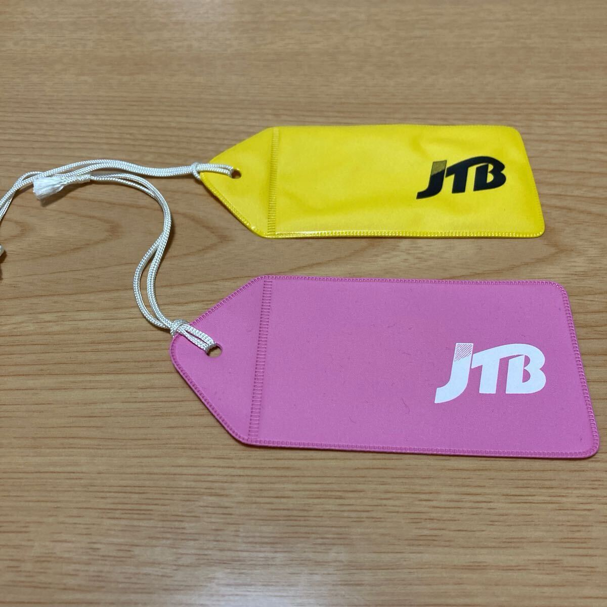 【未使用含む2点】JTBネームタグ/黄色、ピンク拍卖