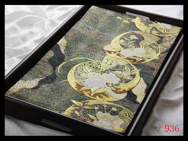 蔵【テ936】西陣逸品 振袖可 流水草花紋 淑やかに香る気品 正絹純金糸六通高級美術袋帯 新品同様◇検◇簪着物名古屋帯和装小物帯締め拍卖