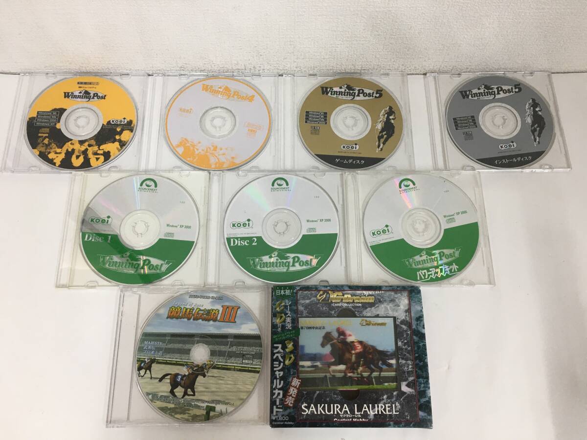 ◆◇H105 Windows Winning post ウィニングポスト 競馬伝説Ⅲ サクラローレル ディスクのみ 9本セット◇◆拍卖