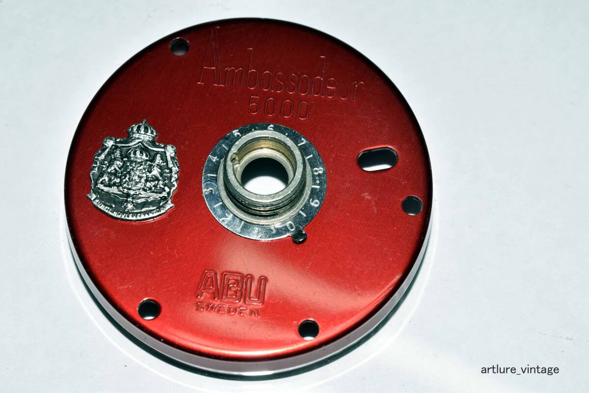 vintage ABU AMBASSADUER 5000の刻印クリッカー孔 SIDE CUP PARTS アブ パーツ 純正 Y1199-314 SWEDEN オリジナルパーツ 拍卖