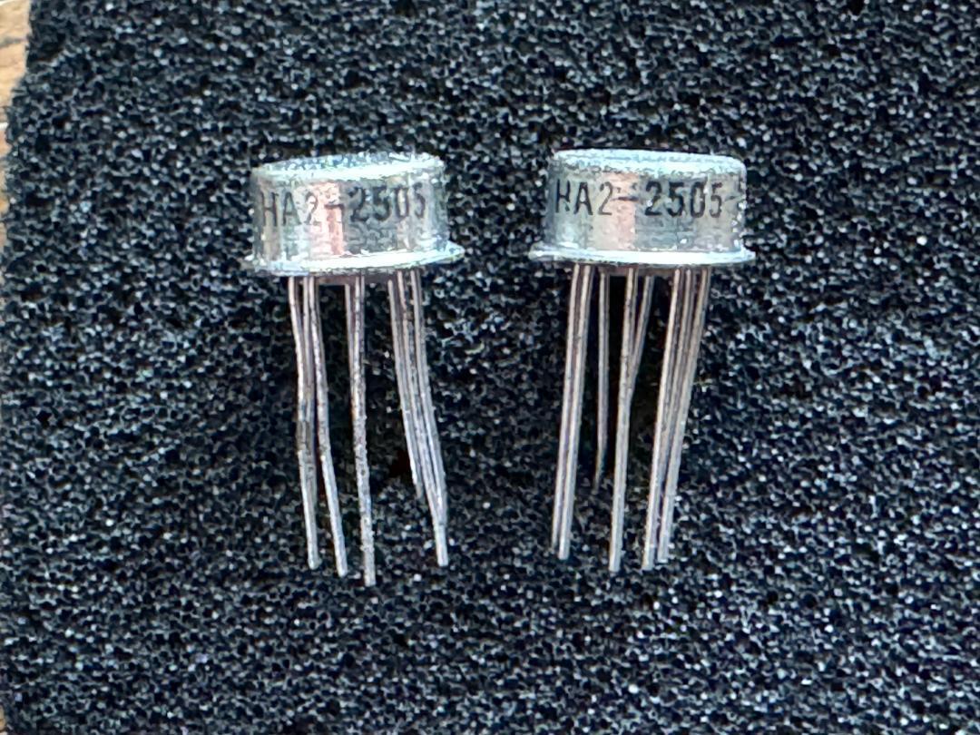 HA2-2505-5 シングルオペアンプ 2個セット拍卖