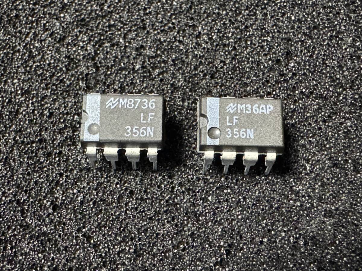 NS LF356N JFET入力オペアンプ / 2個セット拍卖