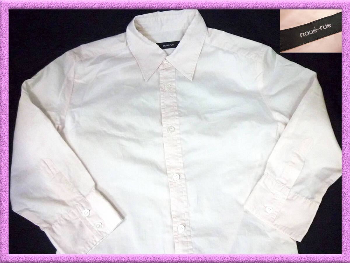 ヌール noue-rue シャツ 長袖 七分袖 ブラウス 薄ピンク 桃色 爽やか 美デザイン 華美 綺麗 美品 通勤 通学 レディース 定形外OK_31拍卖