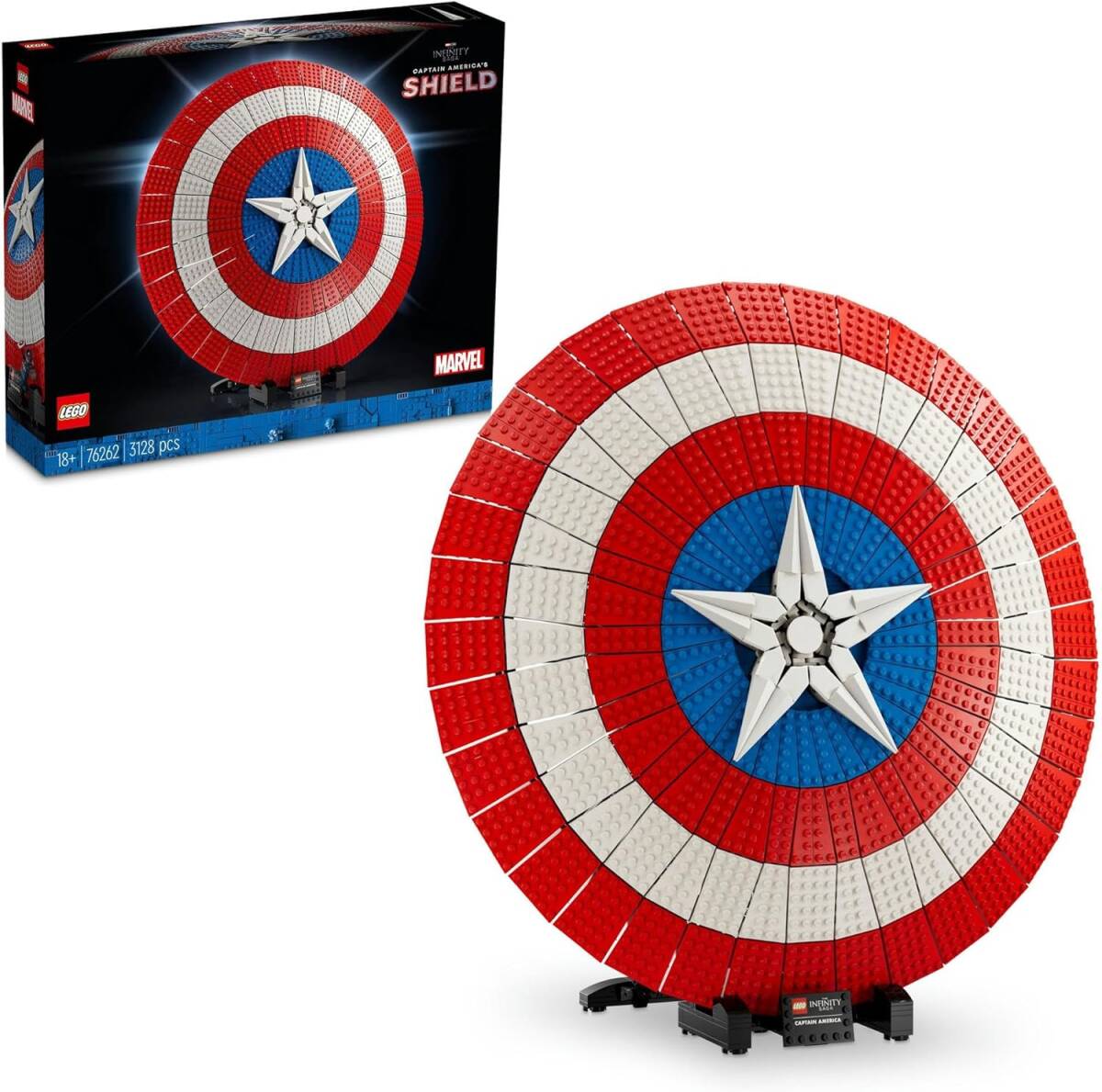 新品 LEGO(レゴ) 76262 スーパー・ヒーローズ マーベル キャプテン・アメリカ:シールド拍卖