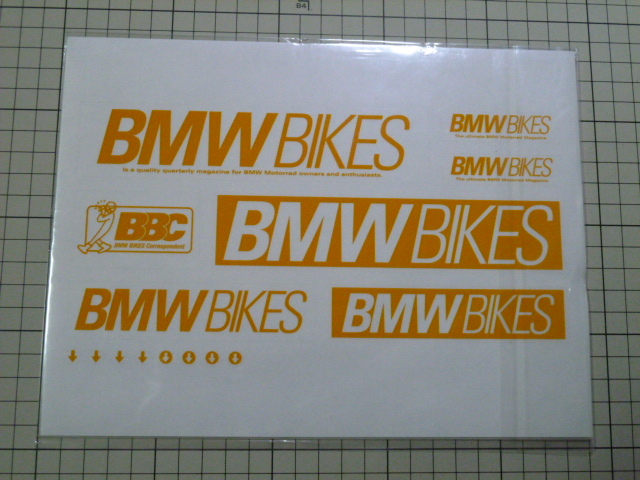 正規品 BMW BIKES ステッカー (1シート) ビーエムダブリュー バイクス拍卖