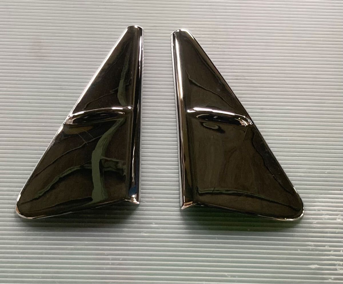 キズ有り特価! 軽トラ ダイハツ 500系前期 ハイゼット ミラー三角コーナーメッキカバー (R/L) カスタム パーツ拍卖