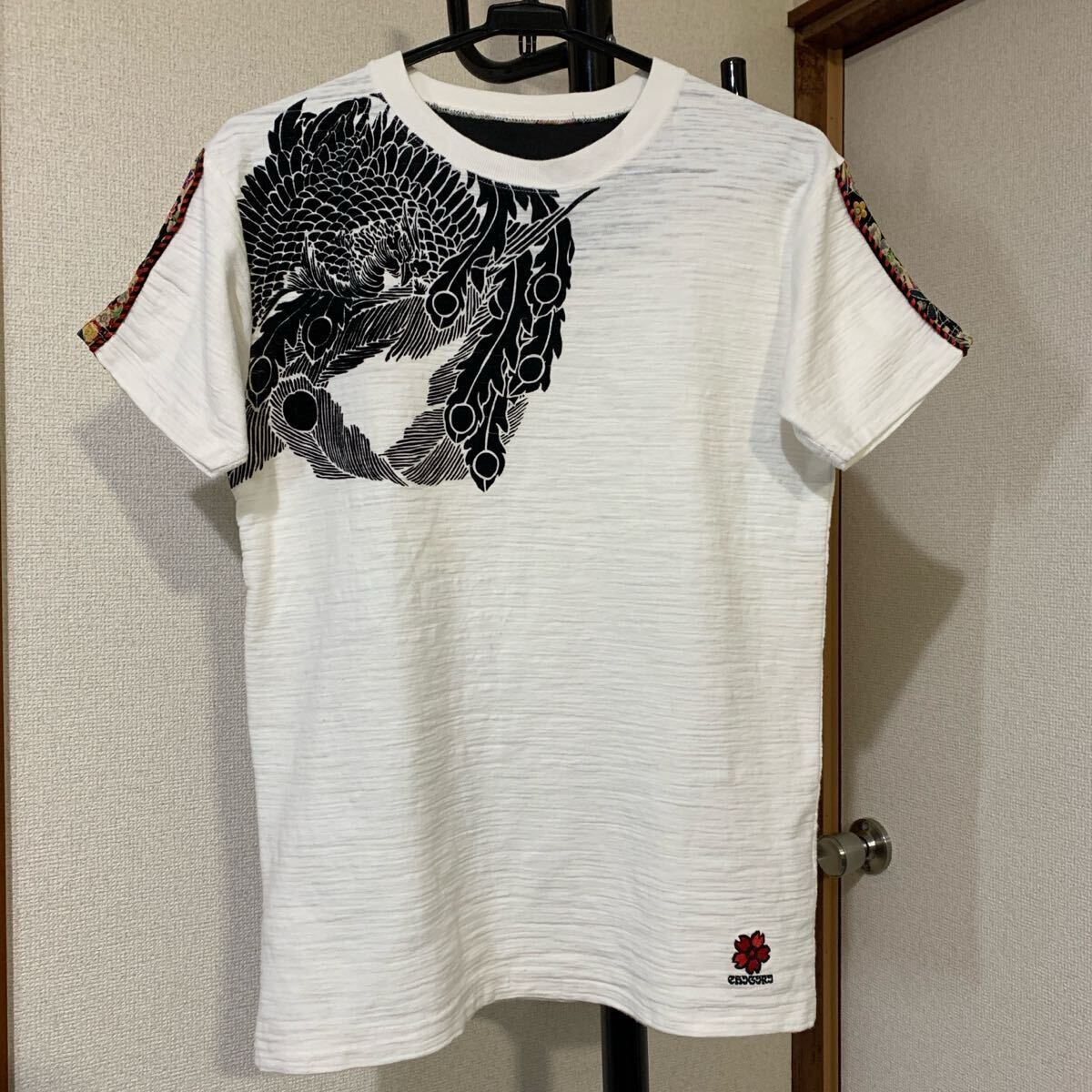 契 CHIGIRI / 鳳凰 和柄 半袖 Tシャツ拍卖