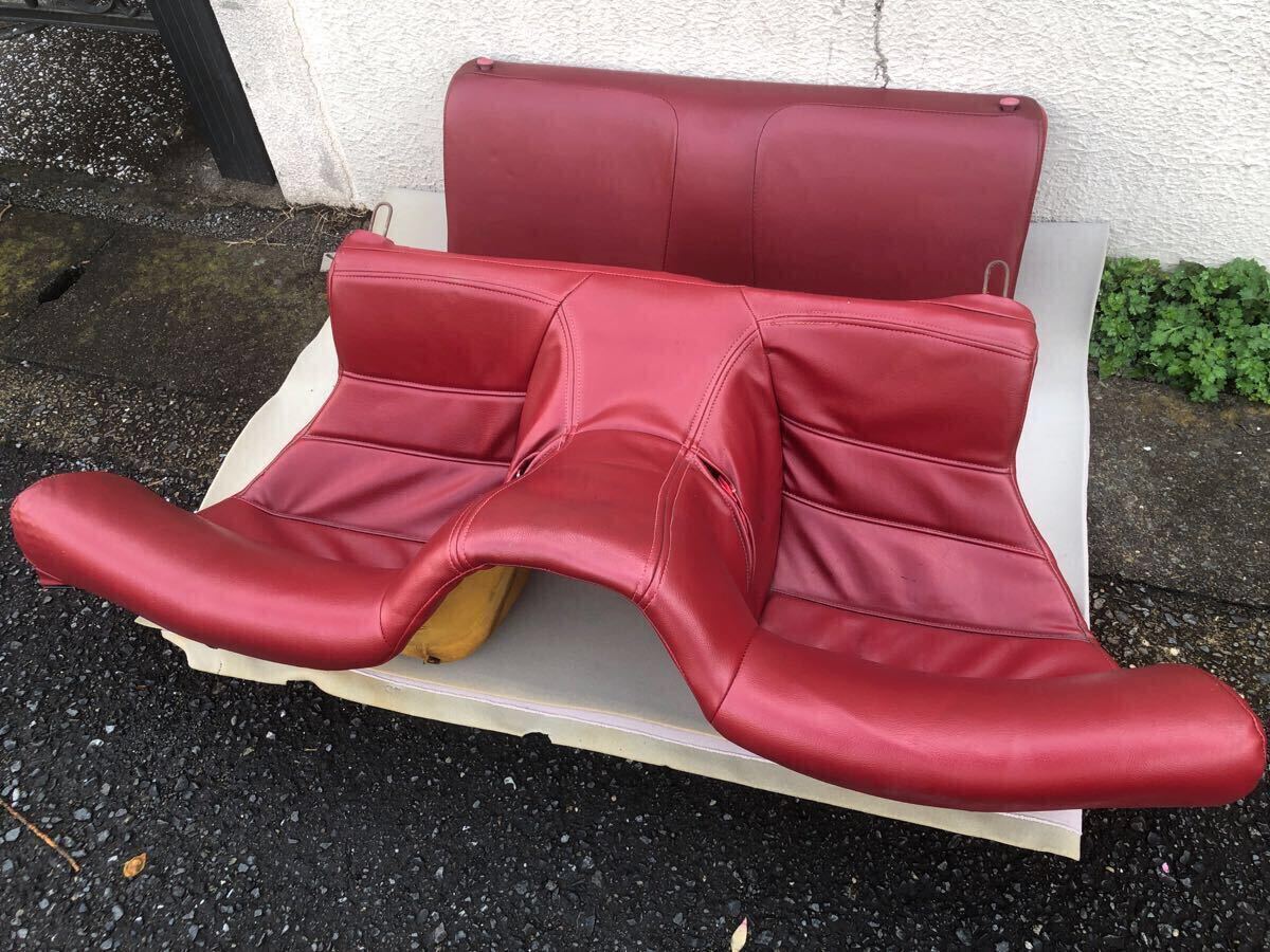 ■RX-7 FD3S■純正 タイプX 後部座席 赤 リアシート レッド■中古拍卖