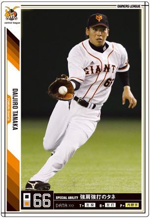 オーナーズリーグ07 白カード 田中大二郎 読売ジャイアンツ(巨人)拍卖
