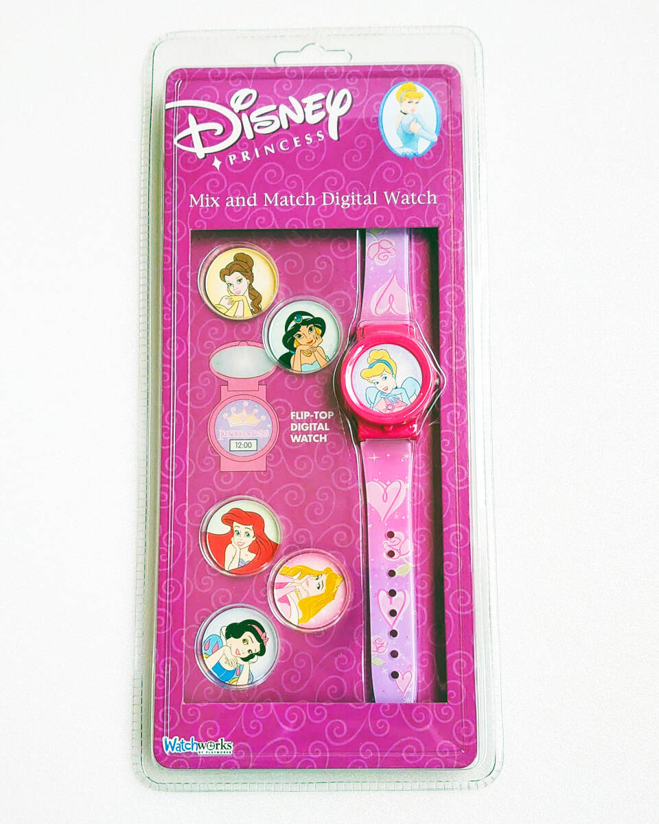 〈未使用〉 ディズニー プリンセス 着せ替え 腕時計 ミックス アンド マッチ デジタル ウォッチ Disney PRINCESS 拍卖