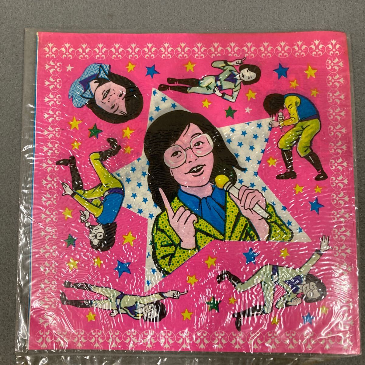 昭和レトロ フィンガー5 折り紙 7枚入 当時物 駄菓子屋 1970年代 アイドル拍卖