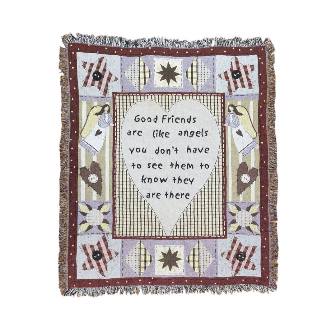 vintageラグ カーペット パッチワーク メッセージ 1114拍卖