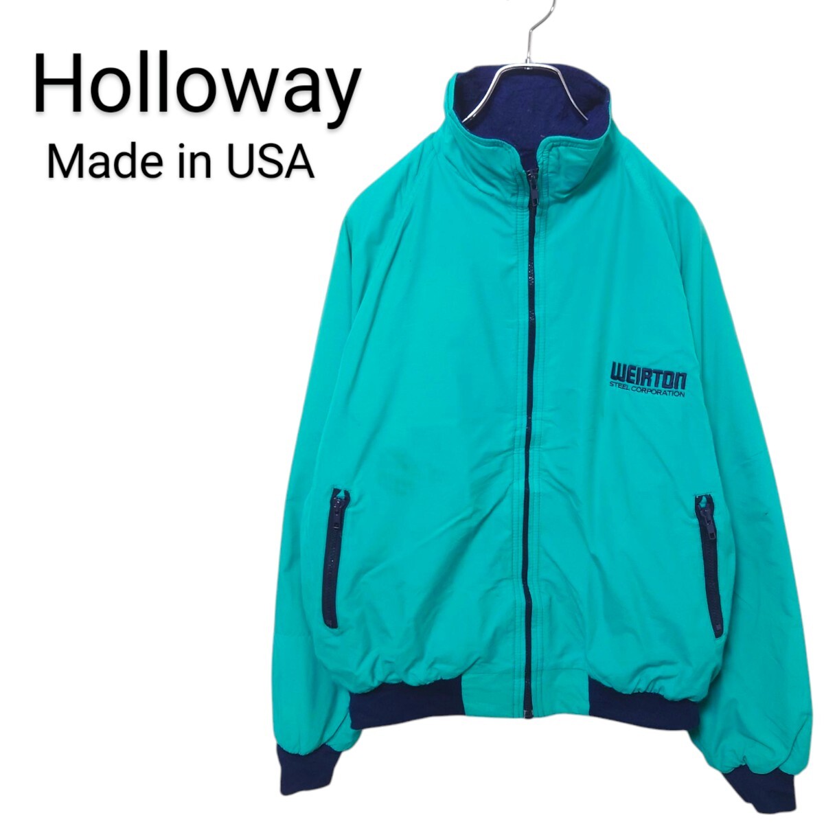 【Holloway】USA製 企業ロゴ刺繍 ウォームアップジャケットA-3164拍卖