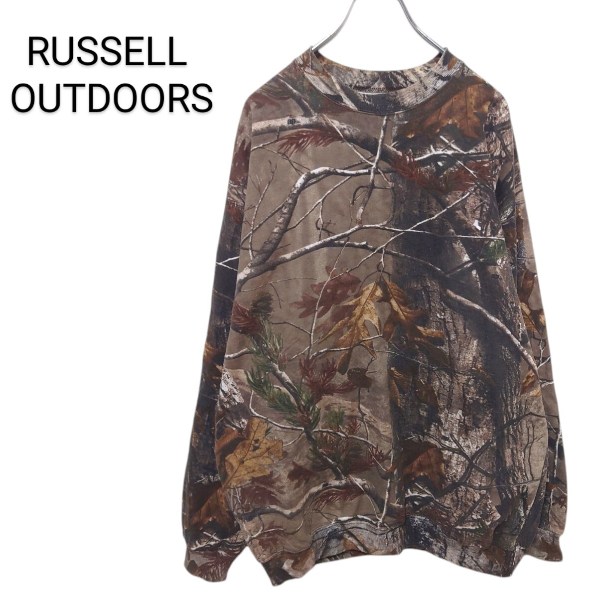 【RUSSELL OUTDOORS】リアルツリーカモ スウェット A-3202拍卖