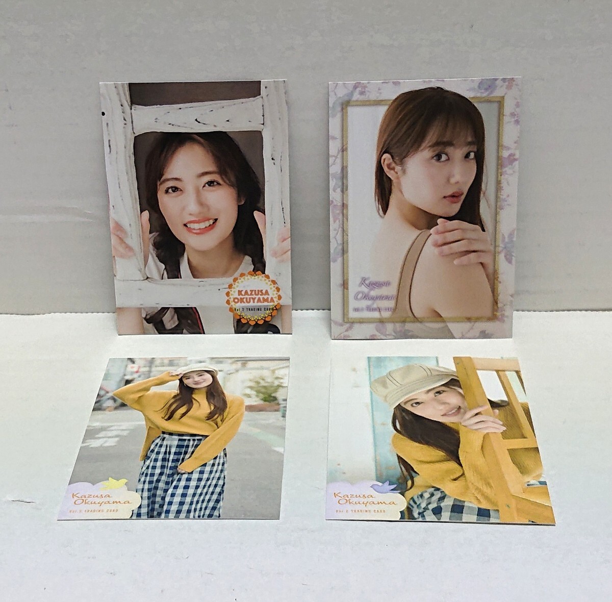 ☆美品☆Kayusa Okuyama 奥山かずさ vol.2 トレーディングカード グラビア トレカ 4枚セット拍卖