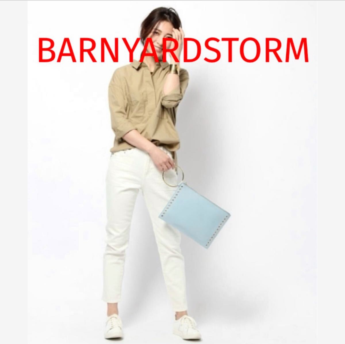 3、4回着用★ BARNYARDSTORM ライトスリムボーイパンツ拍卖