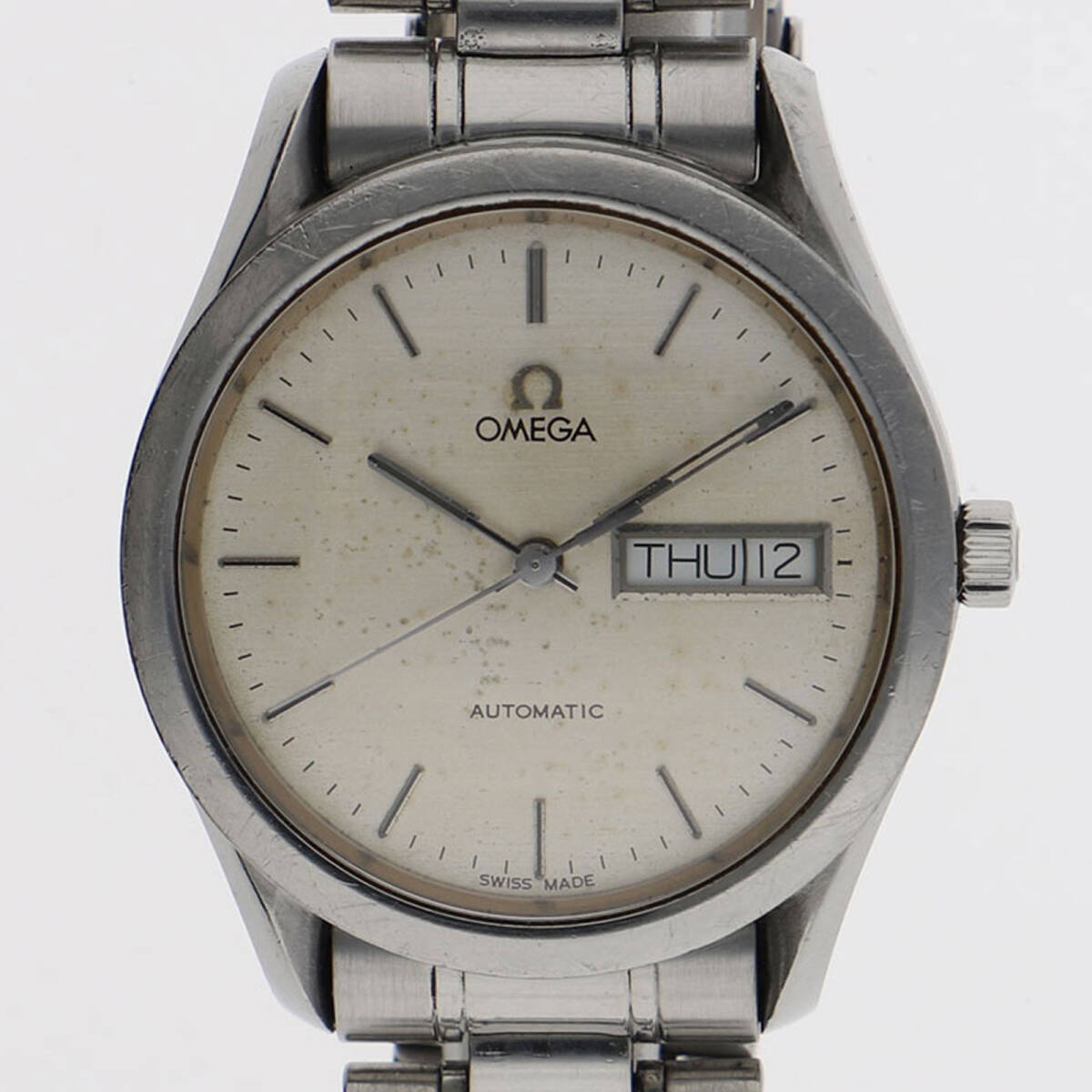 OMEGA オメガ クラシック シルバーダイヤル SS 自動巻き メンズ【126876】拍卖