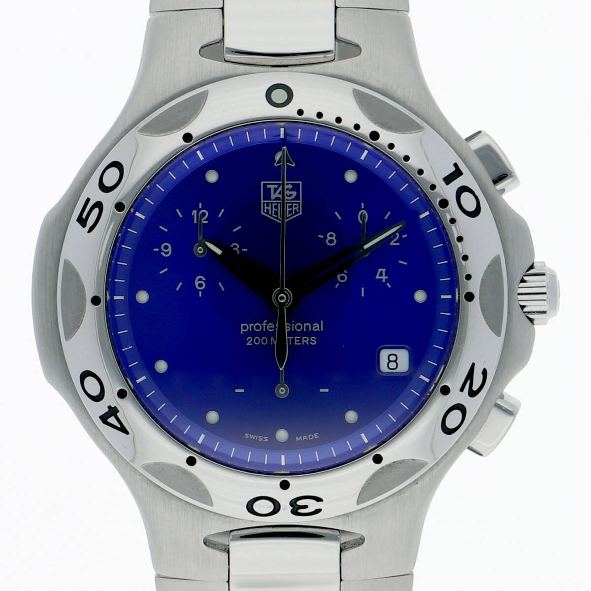 TAG HEUER タグホイヤー CL1112-0 キリウム ブルーダイヤル SS クオーツ メンズ【128221】拍卖