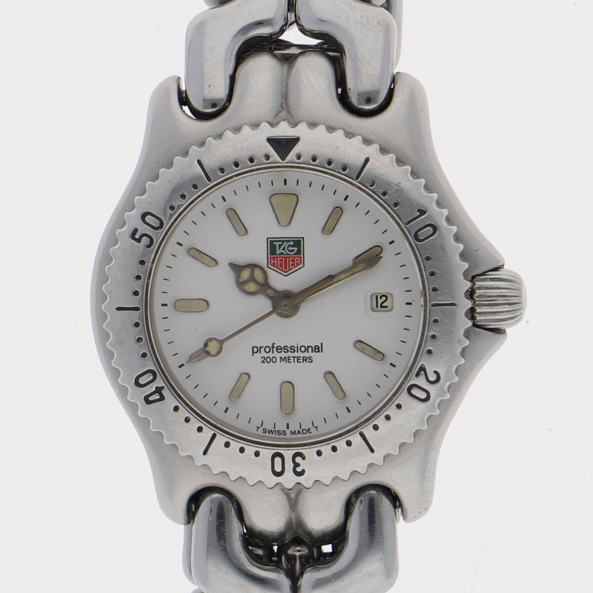 TAG HEUER タグホイヤー S99.015 プロフェッショナル ホワイトダイヤル SS クオーツ レディース【125288】拍卖