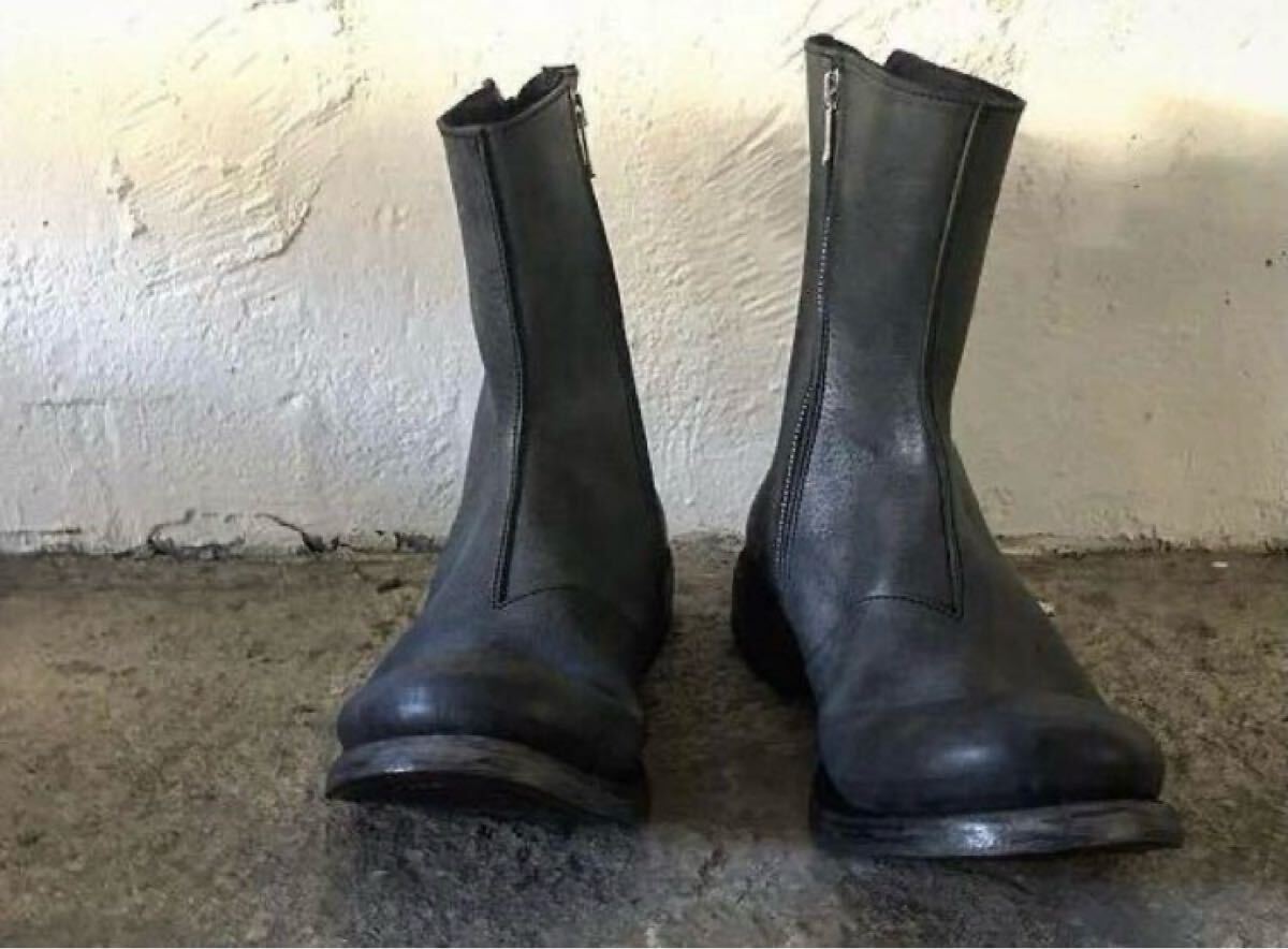 新品 Portaille ポルタユ back side zip boots拍卖